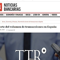 Recorte del volumen de transacciones en Espaa